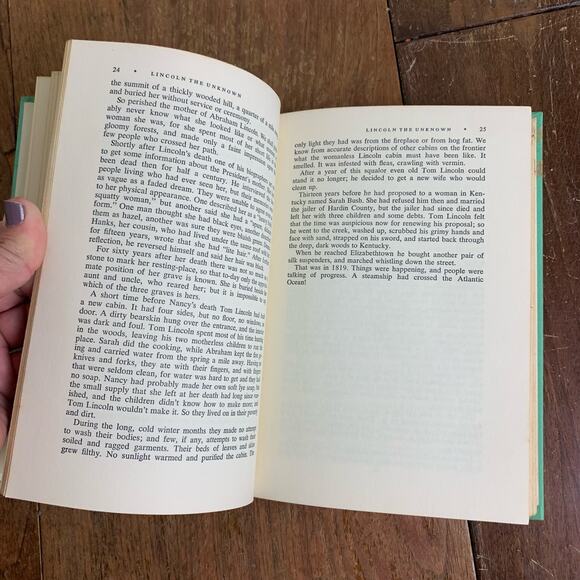 1968 Lincoln the Unknown Dale Carnegie Perseverance Award hardback book - Picture 6 of 15